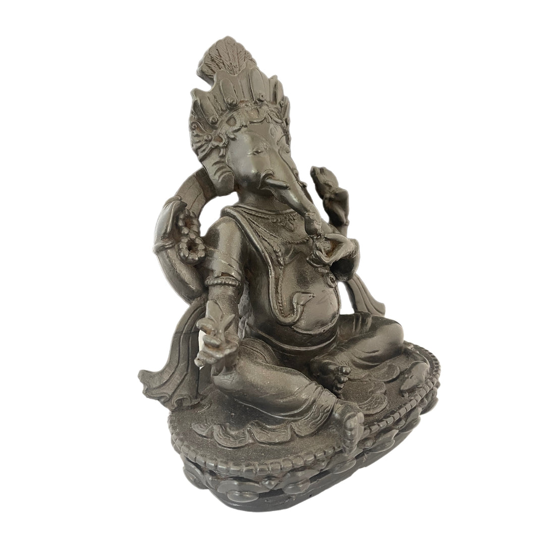 Large Throne Ganesh 8" 