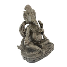 Load image into Gallery viewer, Large Throne Ganesh 8&quot; 
