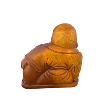 Load image into Gallery viewer, Hand Carved Leaning Happy Buddha
