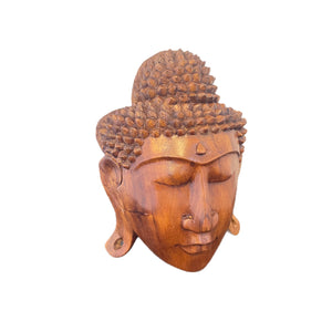 Hand Carved Tibetan Buddha Mask