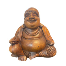 Load image into Gallery viewer, Hand Carved Happy Buddha Holding Nut
