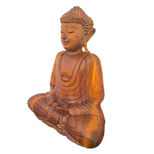 Hand Carved Tibetan Buddha Meditation