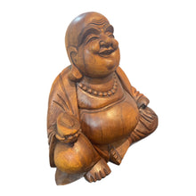 Load image into Gallery viewer, Hand Carved Happy Buddha Holding Nut
