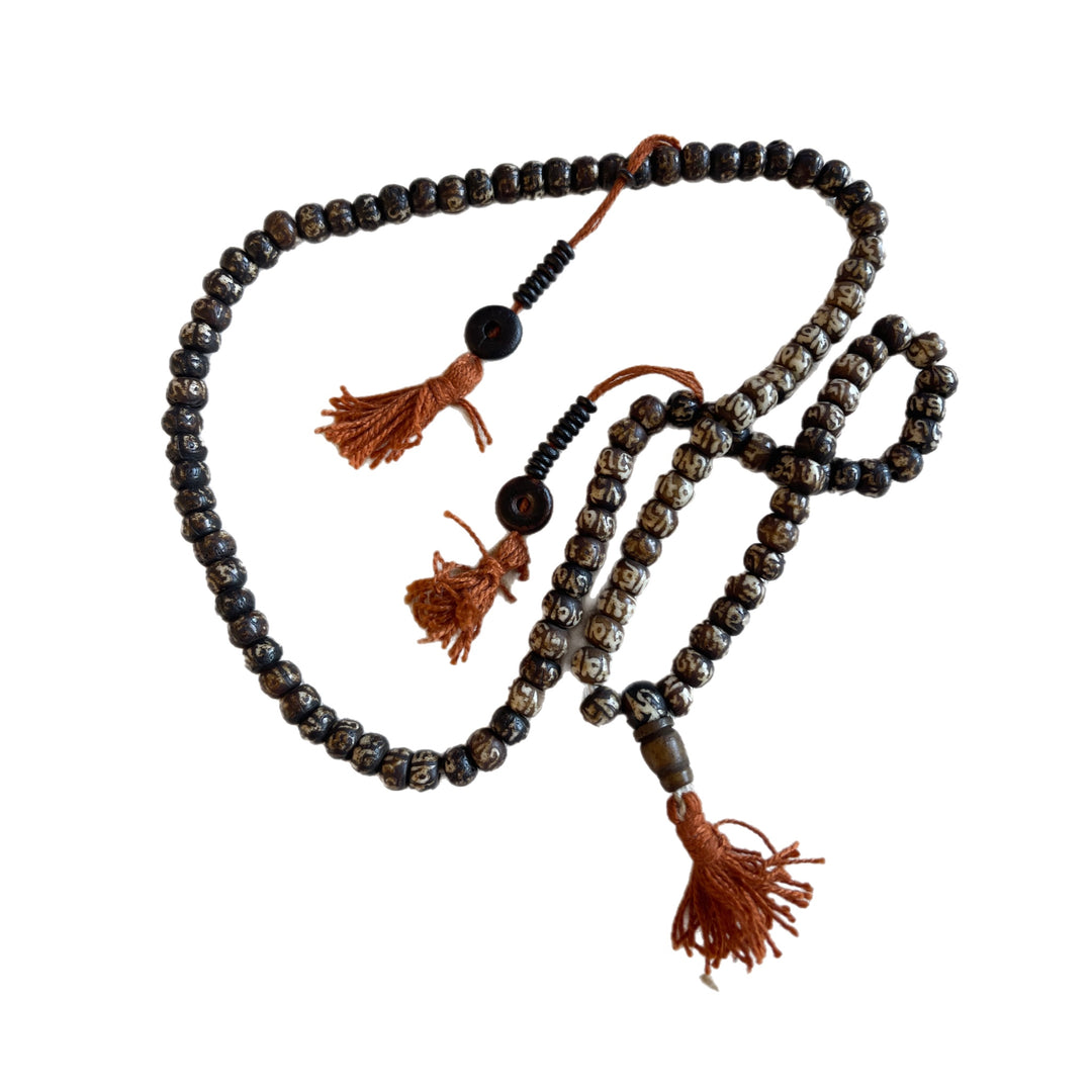 Mala Bone with Mantra