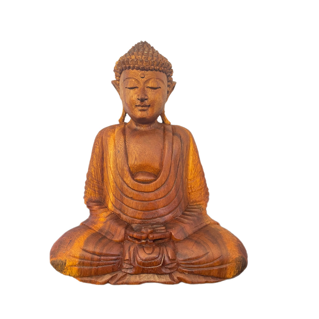 Hand Carved Tibetan Buddha Meditation