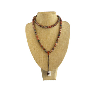 Mala Chalcedony Snake Skin