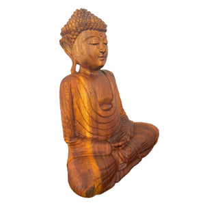 Hand Carved Tibetan Buddha Meditation