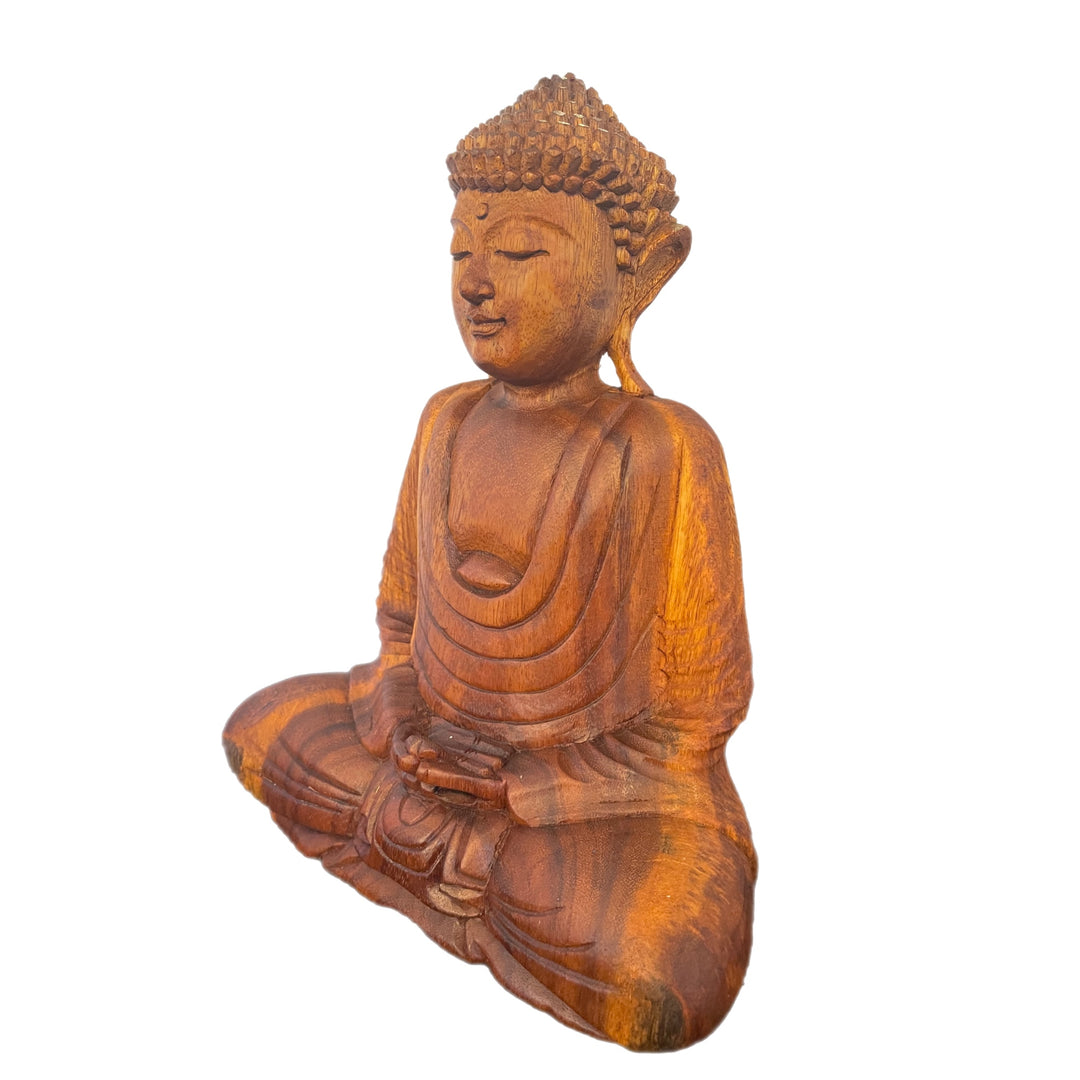 Hand Carved Tibetan Buddha Meditation