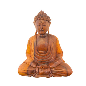 Hand Carved Tibetan Buddha Meditation