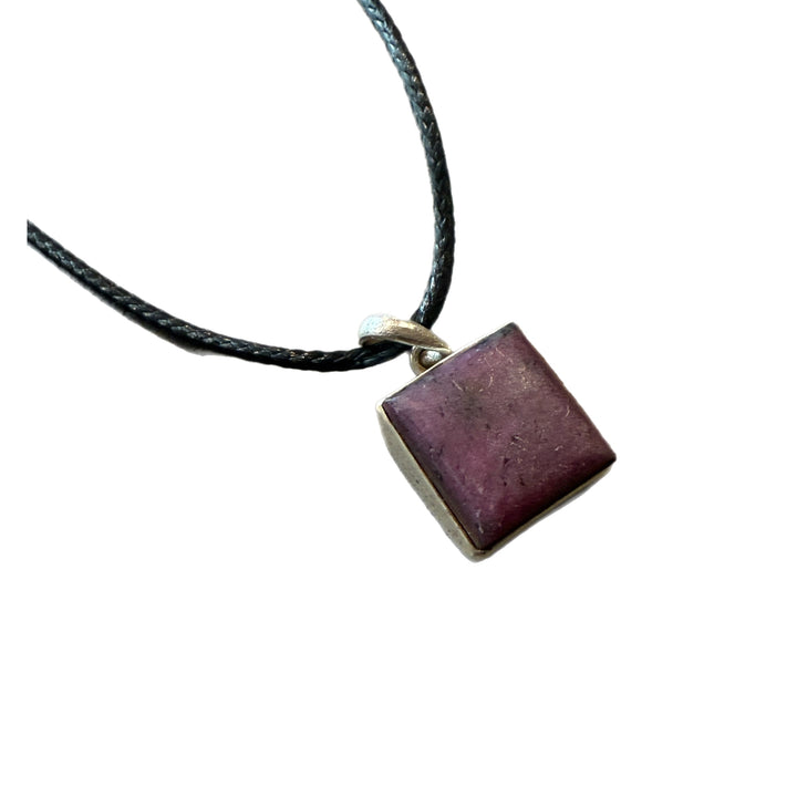 Raw Ruby Pendant