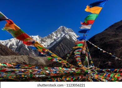 Tibetan Prayer Flag 14"  X LARGE