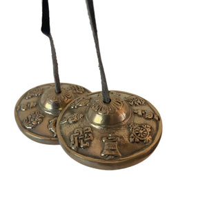 Tingsha Bell with Auspicious Symbols