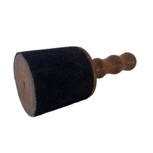 Load image into Gallery viewer, Singing Bowl Leather Stick with Turned Handle
