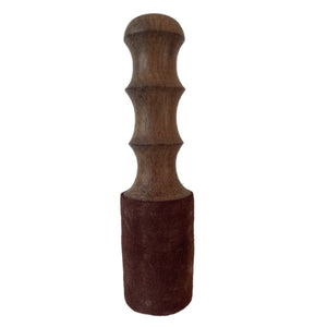 Singing Bowl Leather Stick with Turned Handle